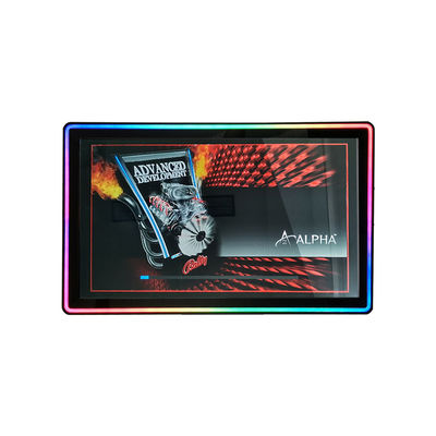 3m/Elo Pog Wms FireLink Display 32 43 ইঞ্চি ইনফ্রারেড টাচ স্ক্রিন মনিটর LED লাইট বার সহ