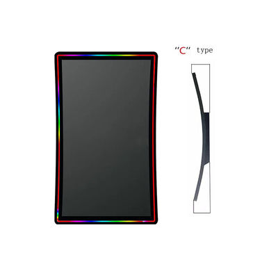 43 ইঞ্চি R1500 বাঁকা টাচ স্ক্রিন 4k মনিটর LED বার সহ ফায়ারলিংক / আইজিএস ভার্টিকাল গেমিং মেশিনের জন্য