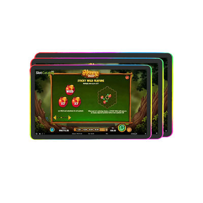 DC 12V গেমিং PCAP টাচ স্ক্রিন 1920 X 1080 450cd/m2 উজ্জ্বলতা 3M/ELO প্রোটোকলের সাথে সামঞ্জস্যপূর্ণ